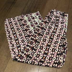 Ark & Co Print Silky Wide Leg Pants